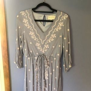 Light blue maxi dress